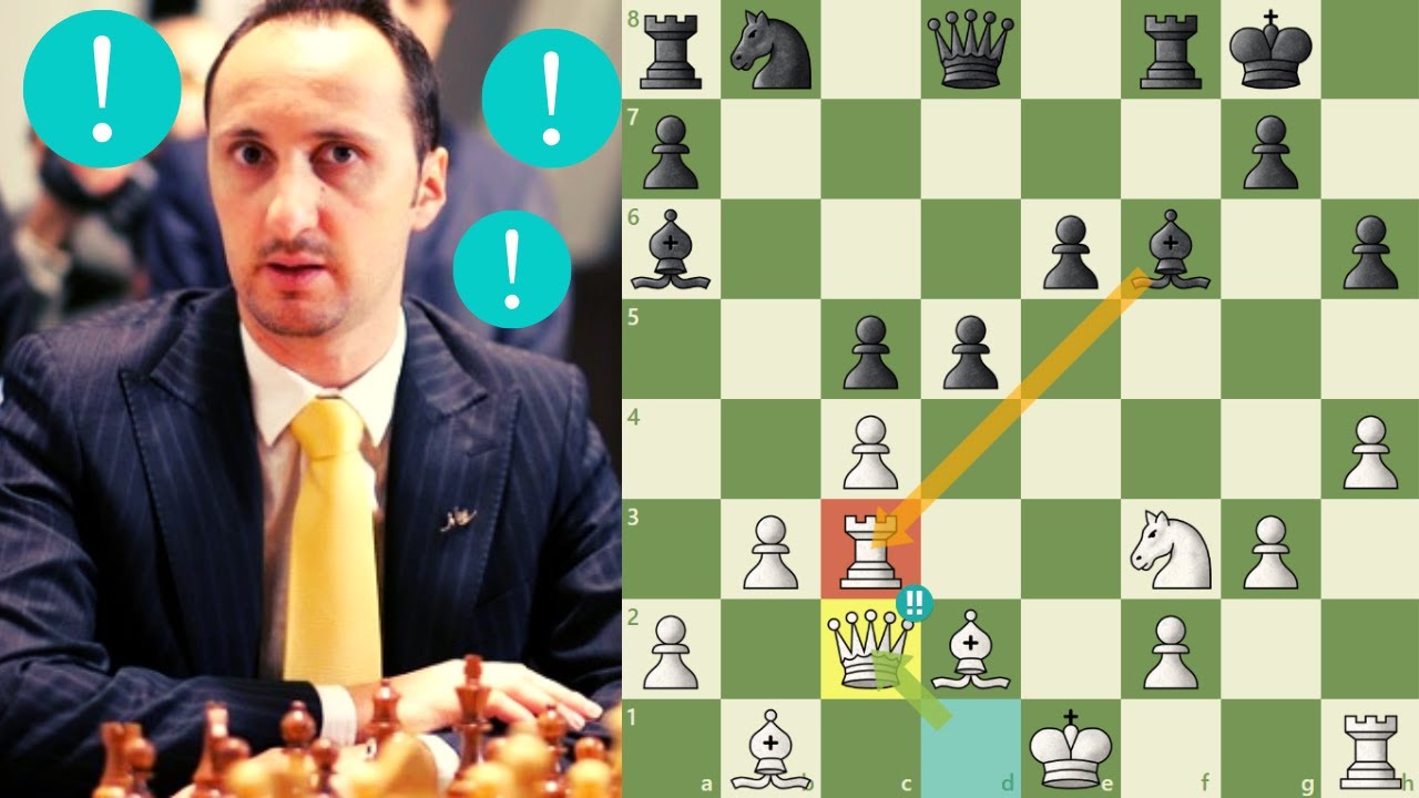 3 Lances BRILHANTES na Partida IMORTAL de Vaselin Topalov! Topalov x Ponomariov, 2005