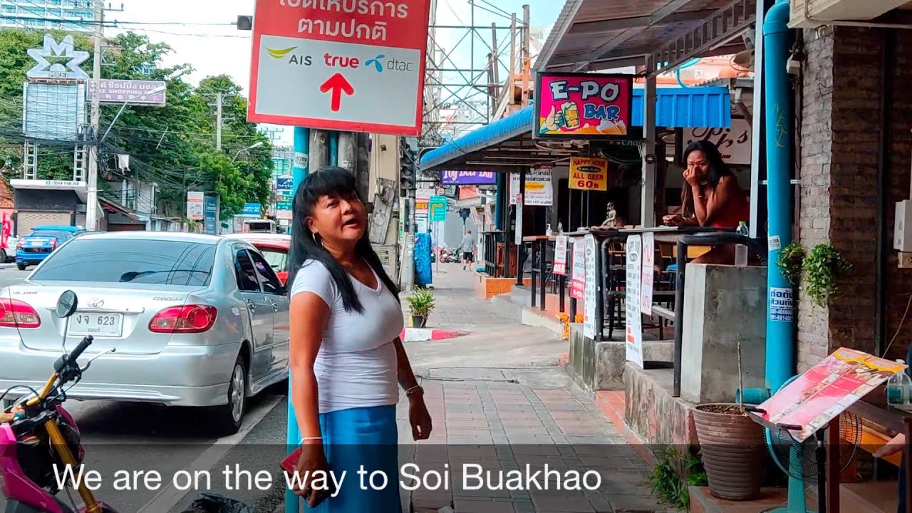 Pattaya Update. Soi Buakhao Day & Night scenes (This is what it looks like)