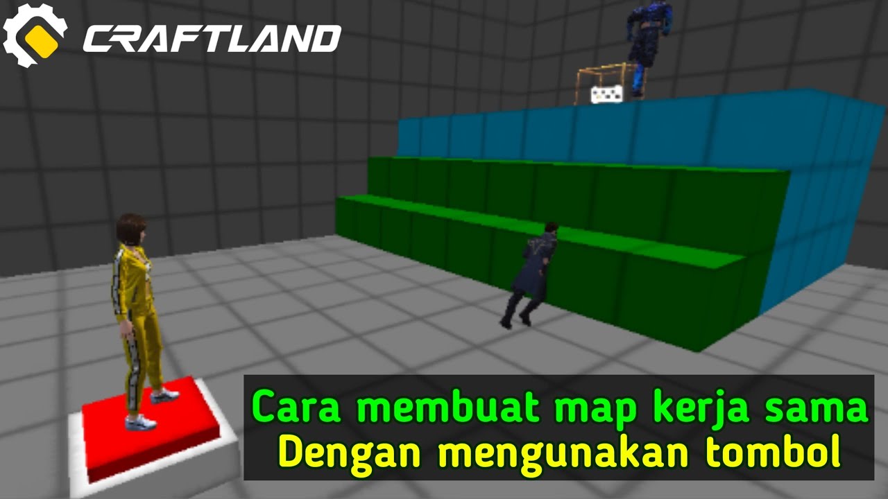 Cara membuat map parkour kerja sama di Free Fire Craftland || Free Fire Craftland Indonesia