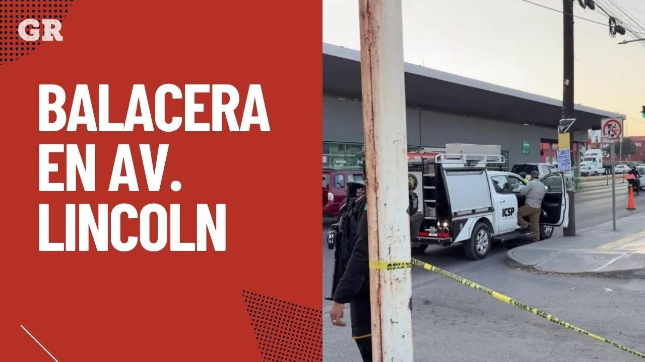 Lo persiguen para asesinarlo a balazos en Avenida Lincoln, en el poniente de Monterrey