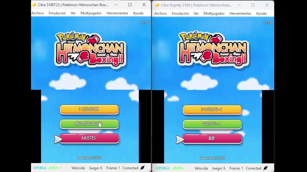 Pokémon Hitmonchan Boxing 3DS - Local Multiplayer - CITRA - v1.1.0