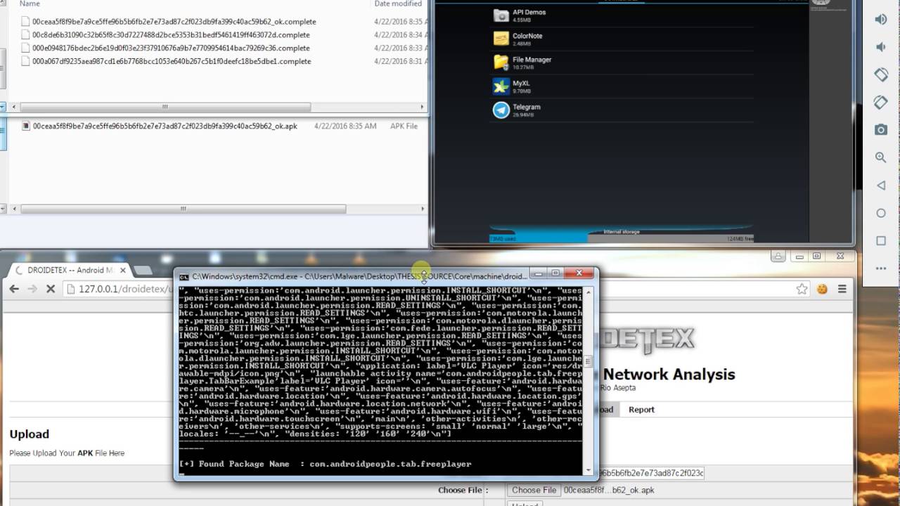 Traffic Analysis of Android Malware by Using Burp Suite, ELK, Data Mining