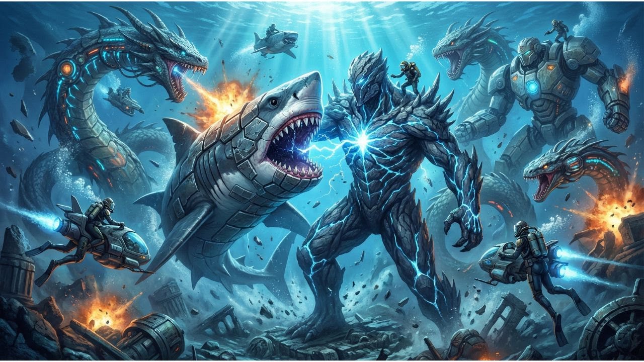 Titanoboa and Megalodon vs. The Eternal Titan: Ocean Apocalypse