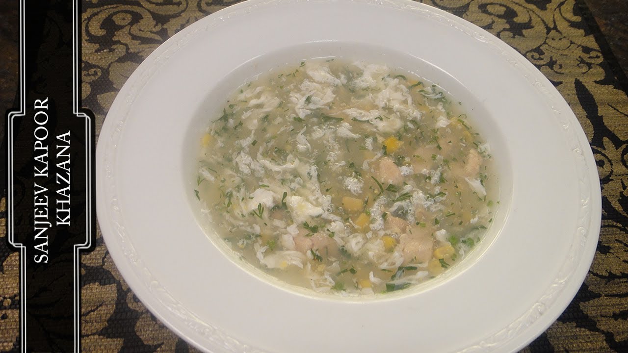 Chicken Coriander and Corn Soup