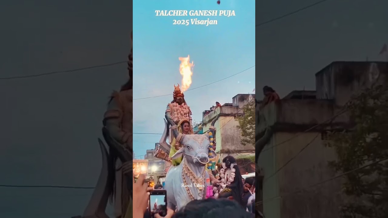 Talcher Ganesh puja bhasani 2025. Talcher