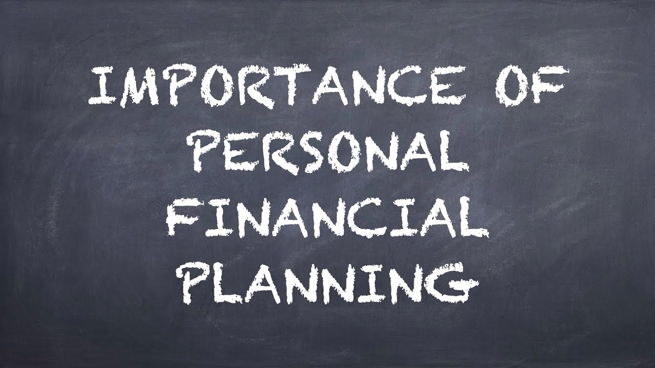 Importance of Personal Financial Planning【Dr. Deric】