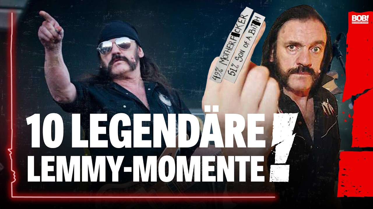 10 legendäre Lemmy-Momente