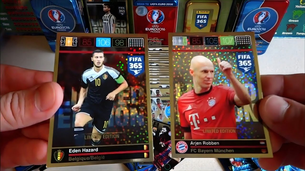 Quick Opening: Panini TCG 36 Booster Pack - Limited Edition Cards EURO - FIFA 365 - Champions League
