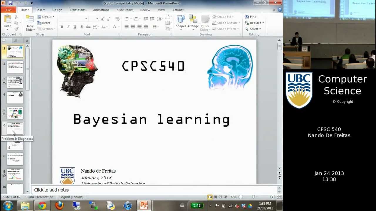 Machine learning - Bayesian learning