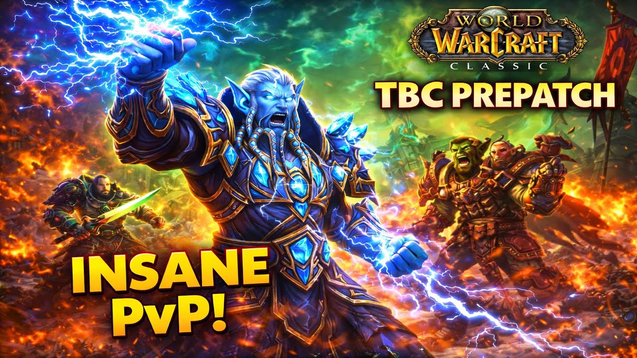 WoW Classic TBC Prepatch PvP  Elemental Shaman Gameplay