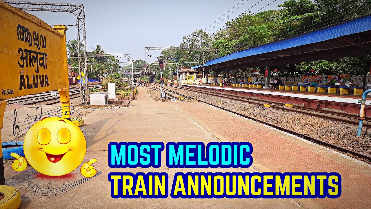 Most Beautiful 3 Train Announcements of Trivandrum Division