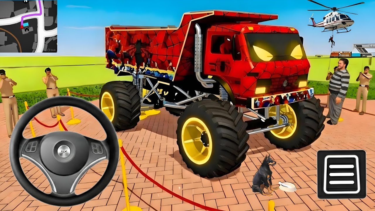 🔥Indian Thift Auto Simulator😍Purchase by Spiderman🕷️ Monster Dumper Truck 🔥| police🚨Mission😳Gameplay