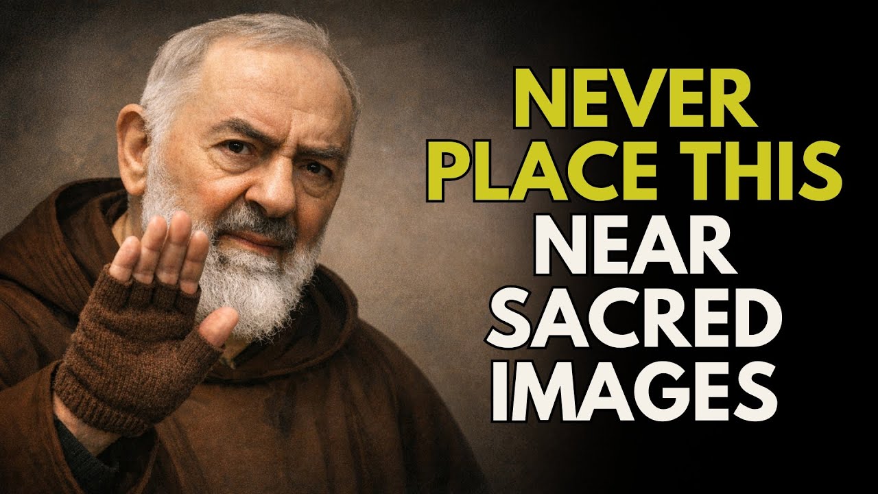 PADRE PIO WARNED: NEVER PLACE THIS NEAR SACRED IMAGES