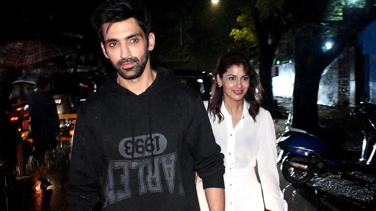 Newest Couple 💑  Sriti Jha and Arjit Taneja post watching Rocky aur Rani Kii Prem Kahani  #sriti_jha
