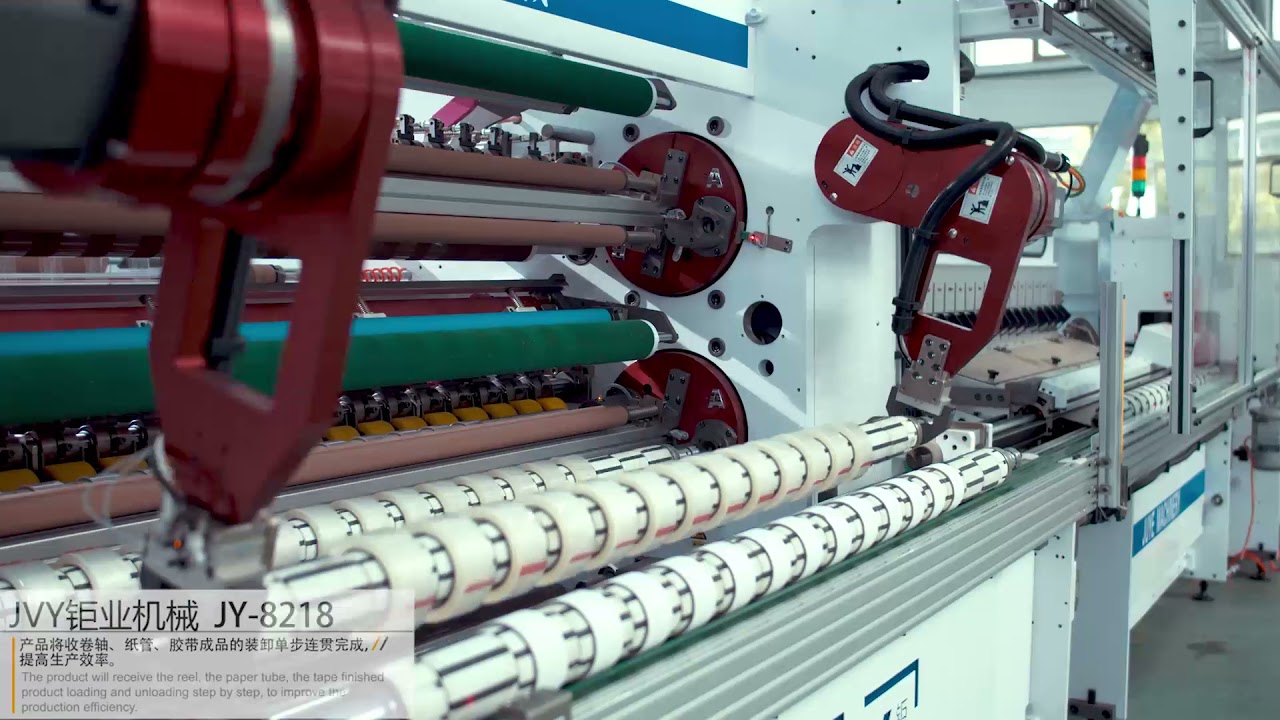 Fully automatic BOPP/Masking tape rewind slitter