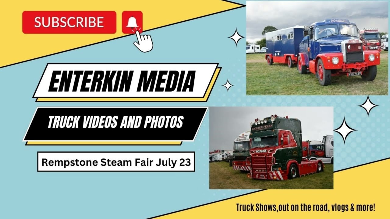 Rempstone Steam Fair July 23   #truck action #subscribe