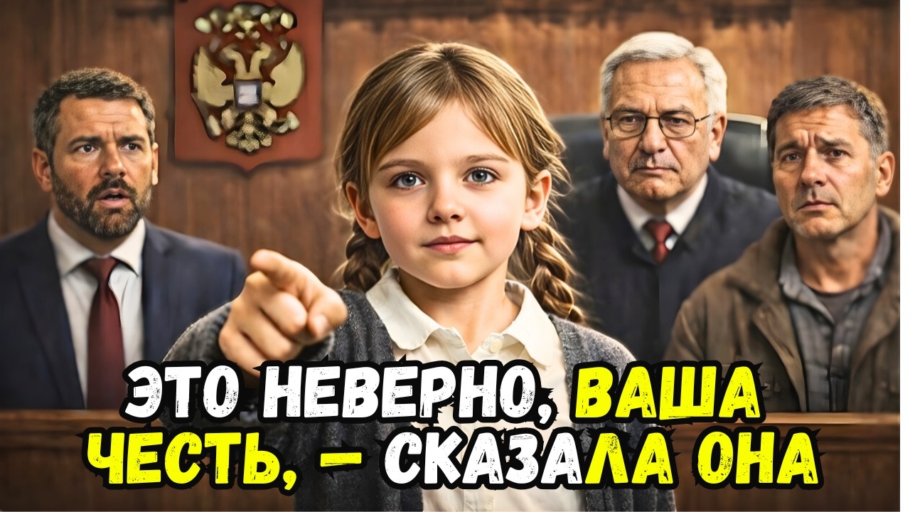 Это неверно, Ваша честь», — сказала она, и в комнате воцарилась тишинa