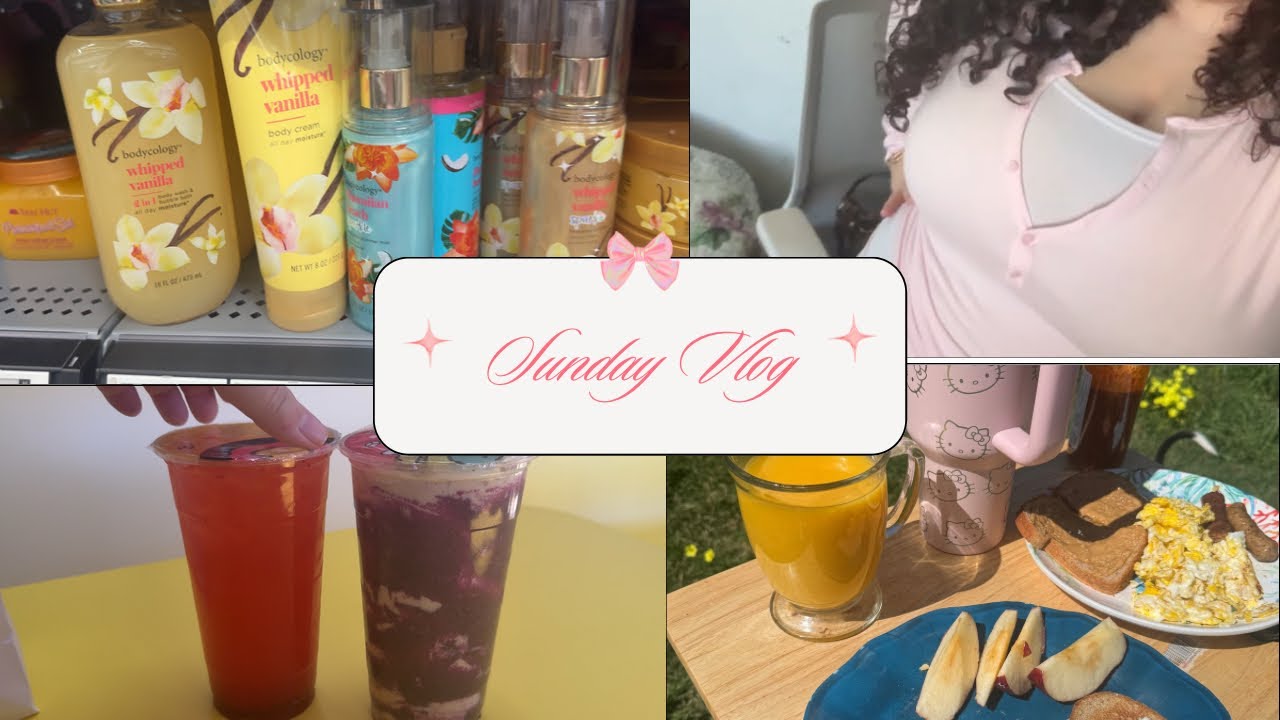SPEND A SUNDAY WITH ME! sunday vlog | embracing spring + self care shopping + lots of self love ❤︎⁠