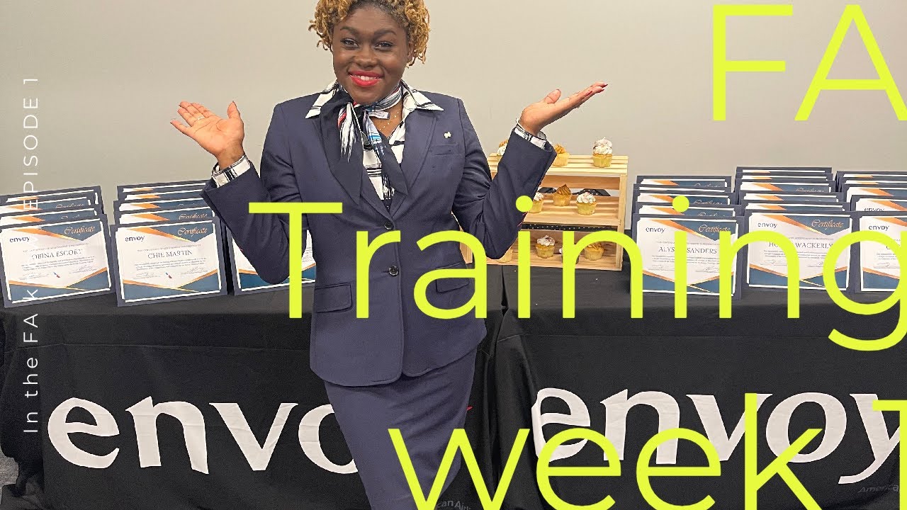 Flight attendant training week 1 with Envoy air (virtual week) and how I got based in Miami!!