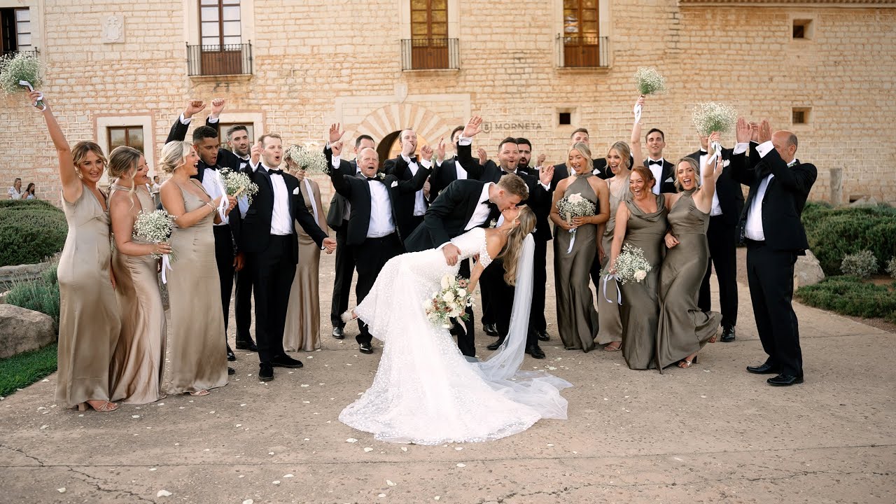 Abi & Michael's wedding highlights | Destination wedding in Mallorca | Finca Morneta