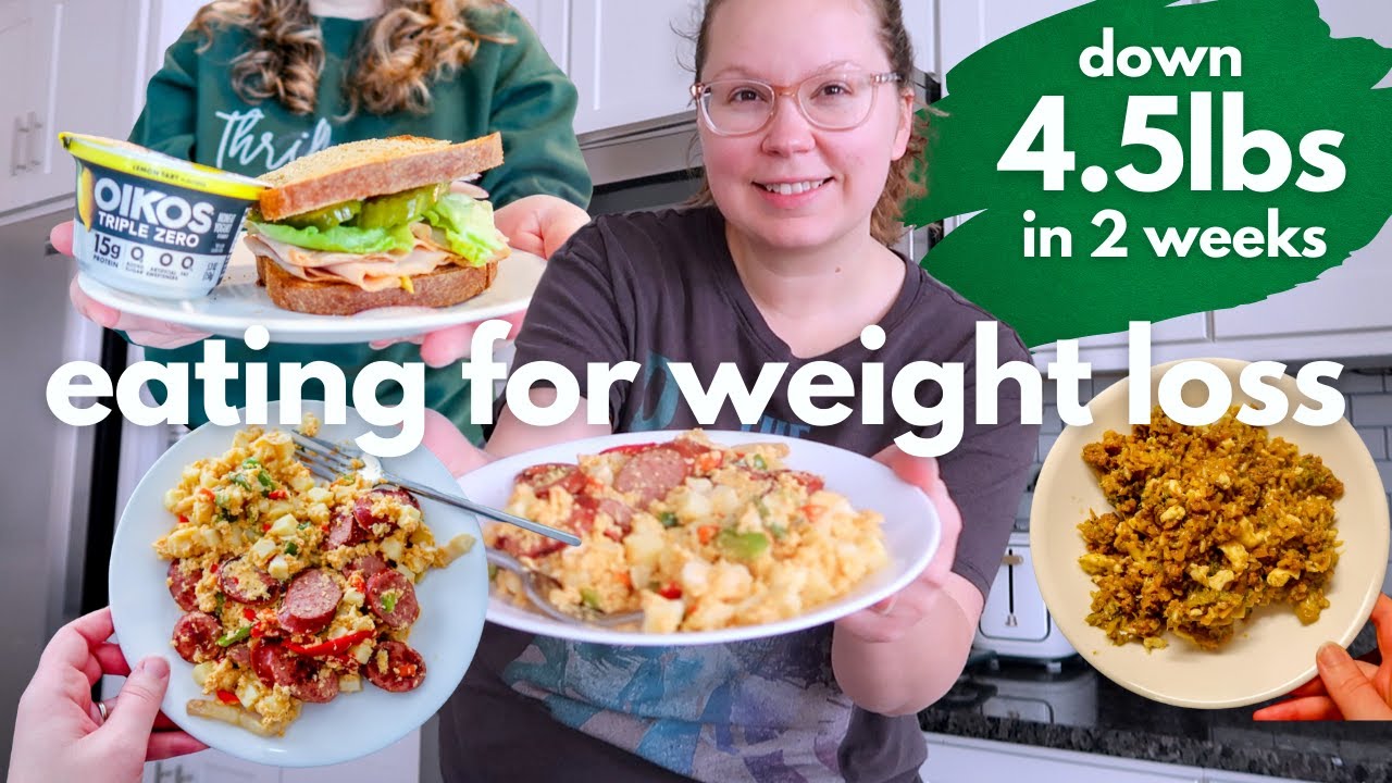 What I Eat in a Day for Weight Loss | High Protein + 1700-1800 Calories w/ Mostly Whole Foods