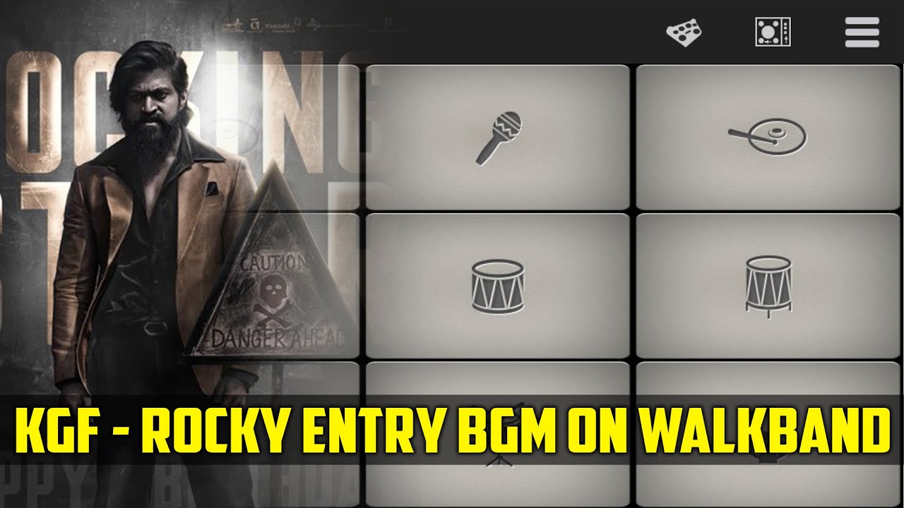KGF - Rocky Mass Entry BGM On WalkBand | WalkBand Cover | Ayan Saha