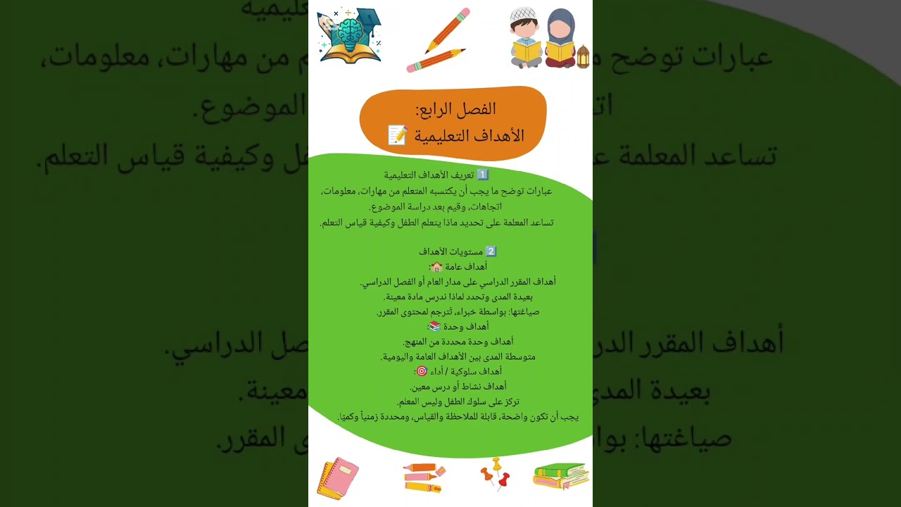 الفصل ( الثالث والرابع ) ماده ( التعليم المصغر ) المستوي الاول. 