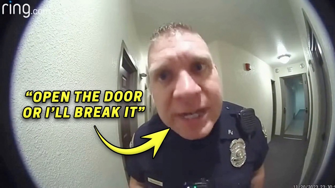 Cop Threatens Nurse at Her Door at Midnight – Doorbell Cam Exposes Him, 38 Years in Prison