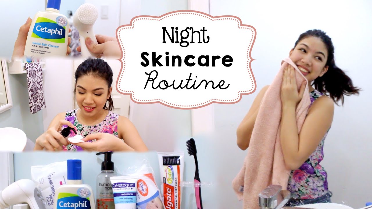 Night Skincare Routine ft. Olay ProX Cleansing System (Perfect for beginners!)
