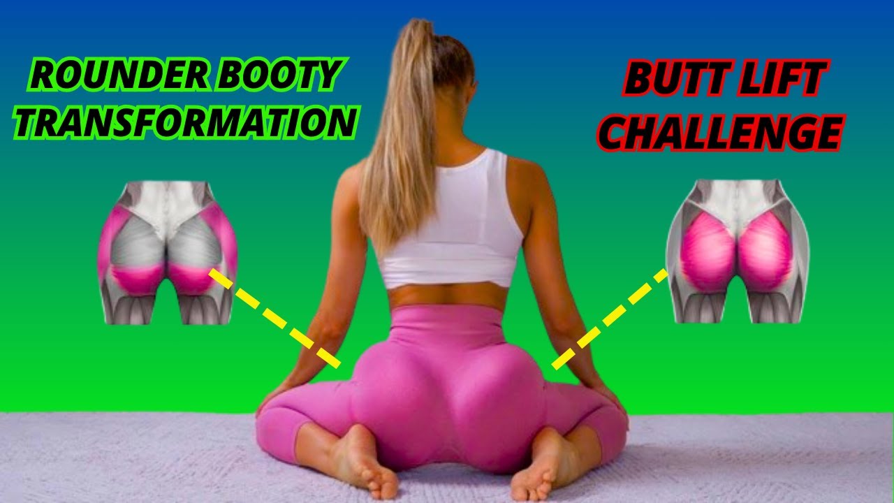 5-Min Booty Transformation | Quick Exercises for a Rounder Booty | Butt Lift Challenge