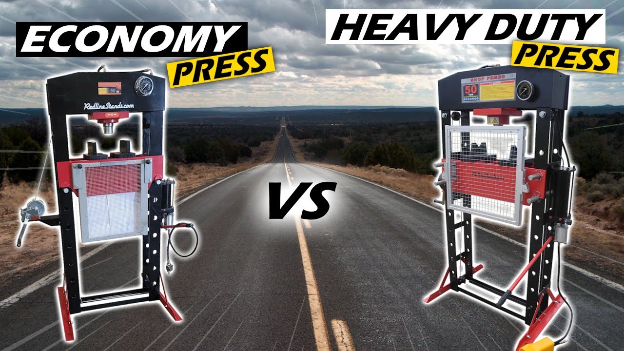 Hydraulic Shop Presses - Economy vs Professional