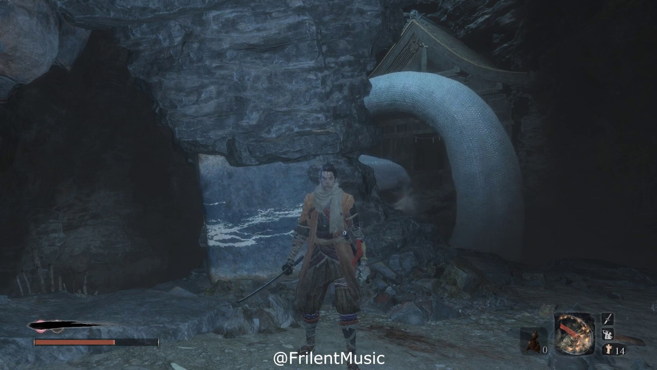 Sekiro - Sunken Valley Snake Cheese Method (No prosthetics required) [Early Dried Serpent Viscera]