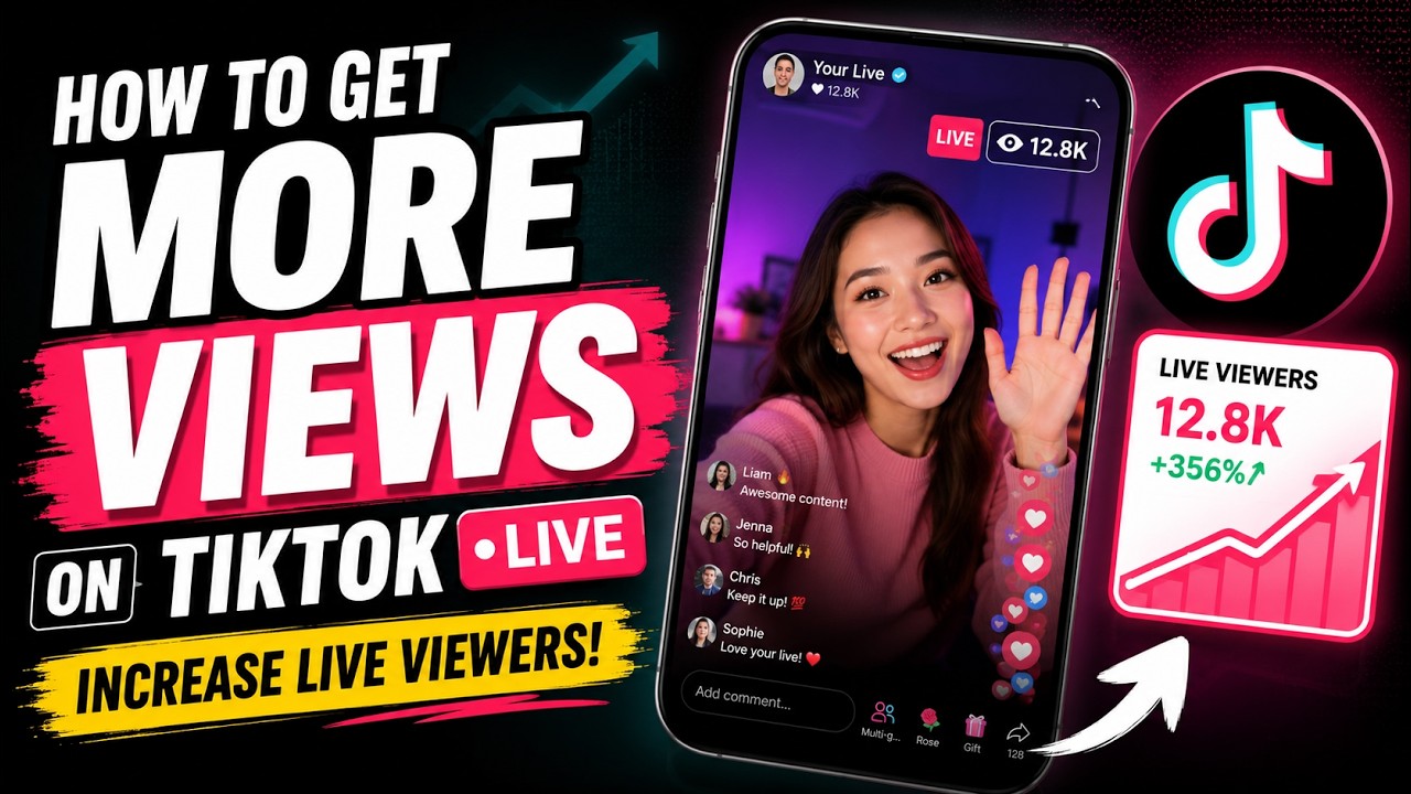 Как увеличить количество просмотров прямых эфиров в TikTok | Как повысить число зрителей прямых э...