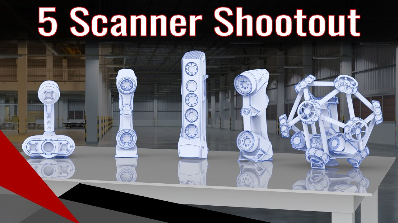 3D Scanner Shootout - 5 Models
