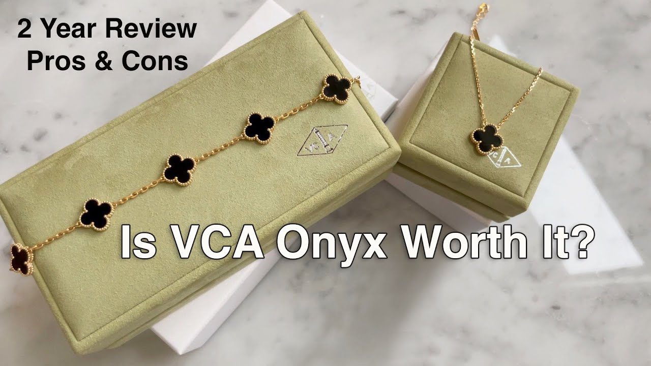 Is VCA Onyx Alhambra Worth It? My 2 Year Review of the Onyx 5 Motif Bracelet & Pendant, Pros & Cons