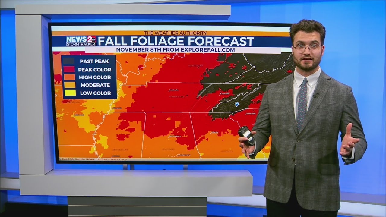Fall foliage beginning to pop across Tennessee