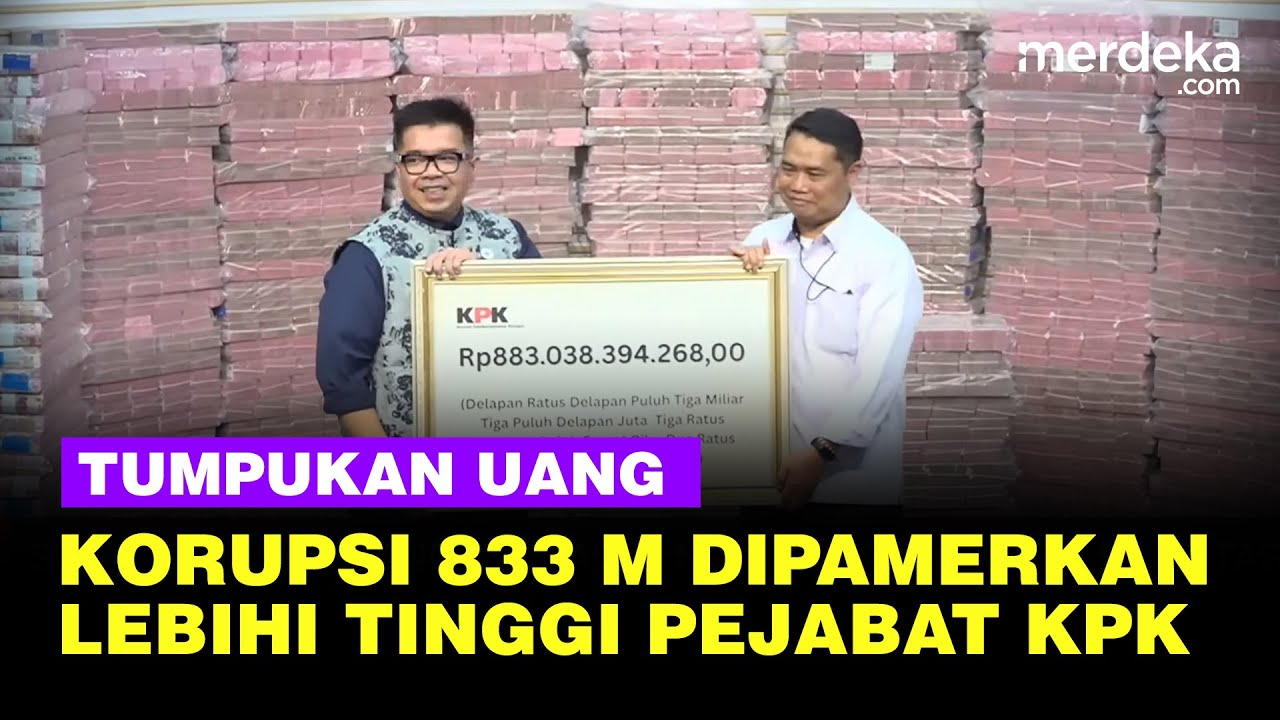 Penampakan Tumpukan Uang Korupsi Rp883 Miliar, Tingginya Lebihi Pejabat KPK