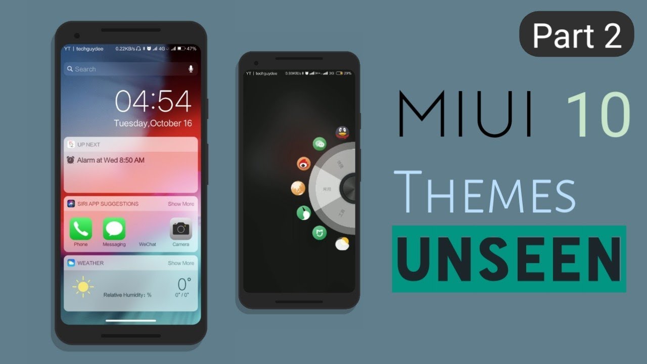Top 5 (REAL) MIUI 10 Themes | Part 2