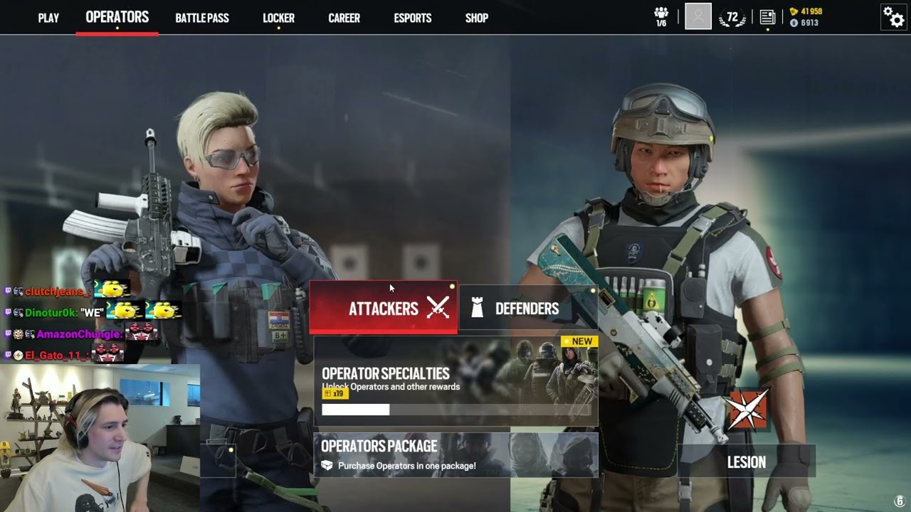 xQc Plays in Streamer Rainbow 6 Tournament