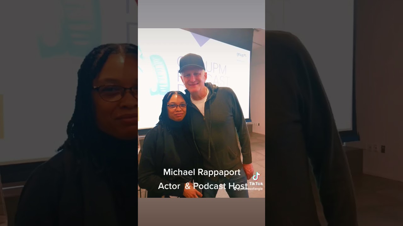 Met Michael Rappaport Podcast Host on iHeart Radio. 
