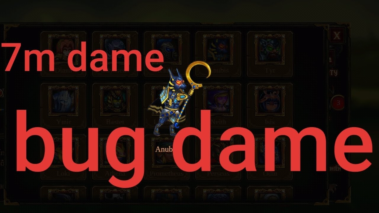 [Epic heroes war] bug dame Anubis