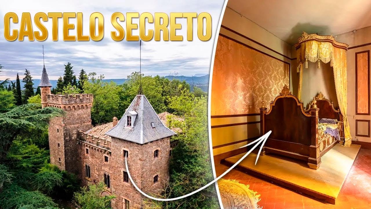 Explorando um castelo lendário e abandonado nas colinas da Espanha