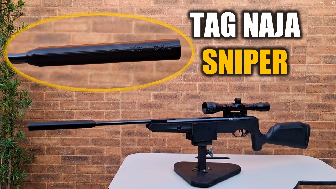 LANÇAMENTO TAG NAJA SNIPER 🤯 COMO INSTALAR MUZZLE BREAK BELLIC 3D