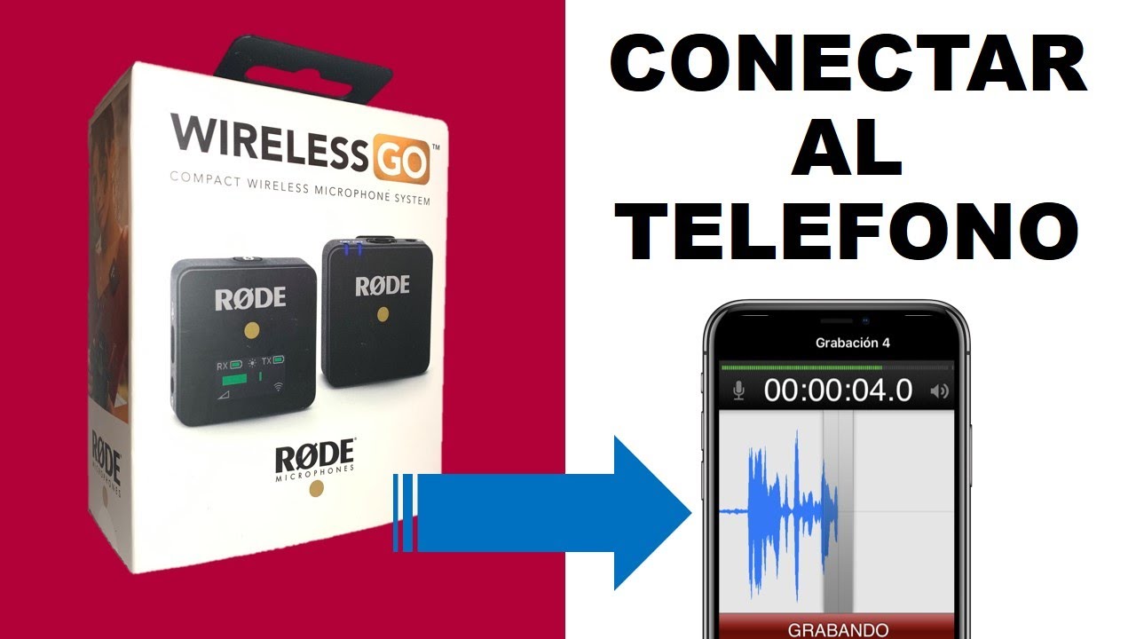 Conectar Rode Wireless Go al Teléfono