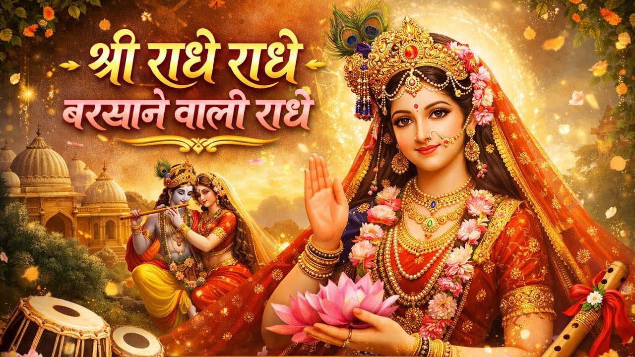 श्री राधे राधे 🌸 बरसाने वाली राधे | Radha Rani Bhajan | Heart Touching Shyam Bhakti Song