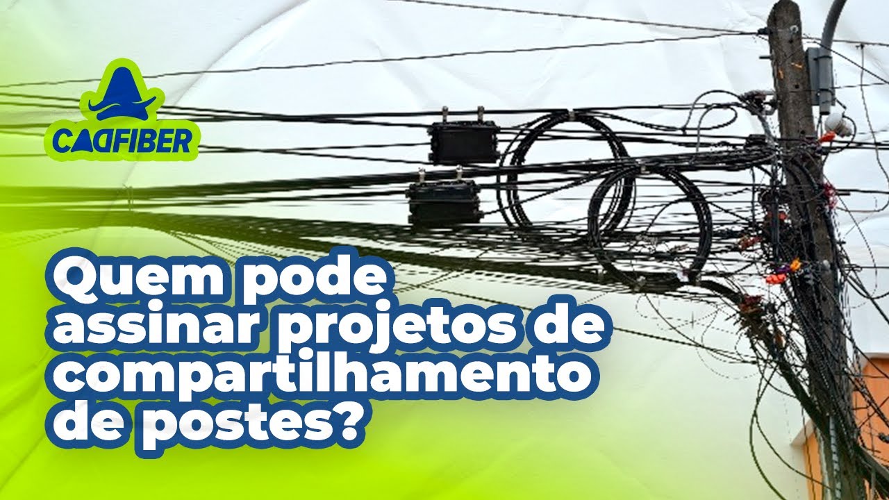 Quem pode assinar projetos de compartilhamento de postes?