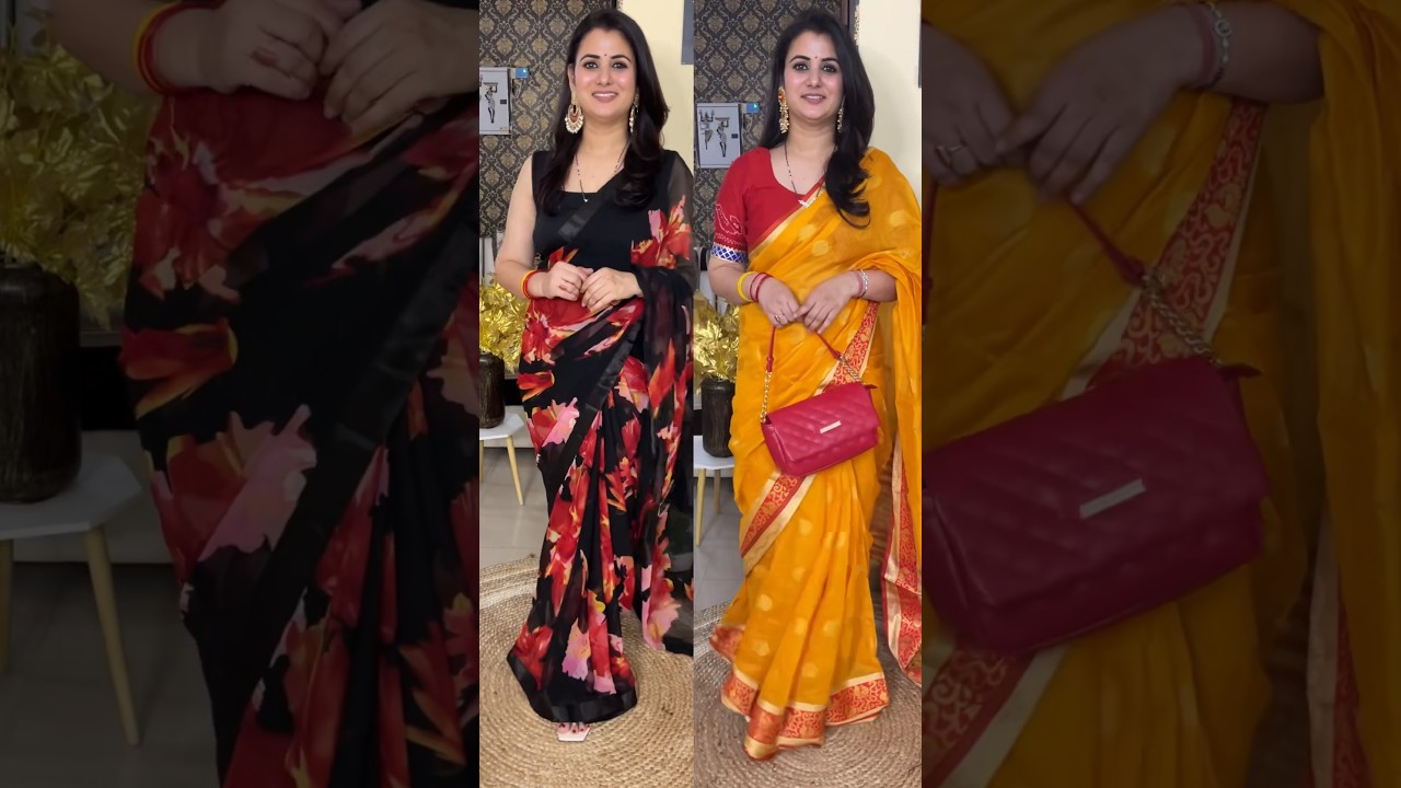 Festive wear saree under ₹500/- Amazon Haul | Saree haul | Shikha Tyagi