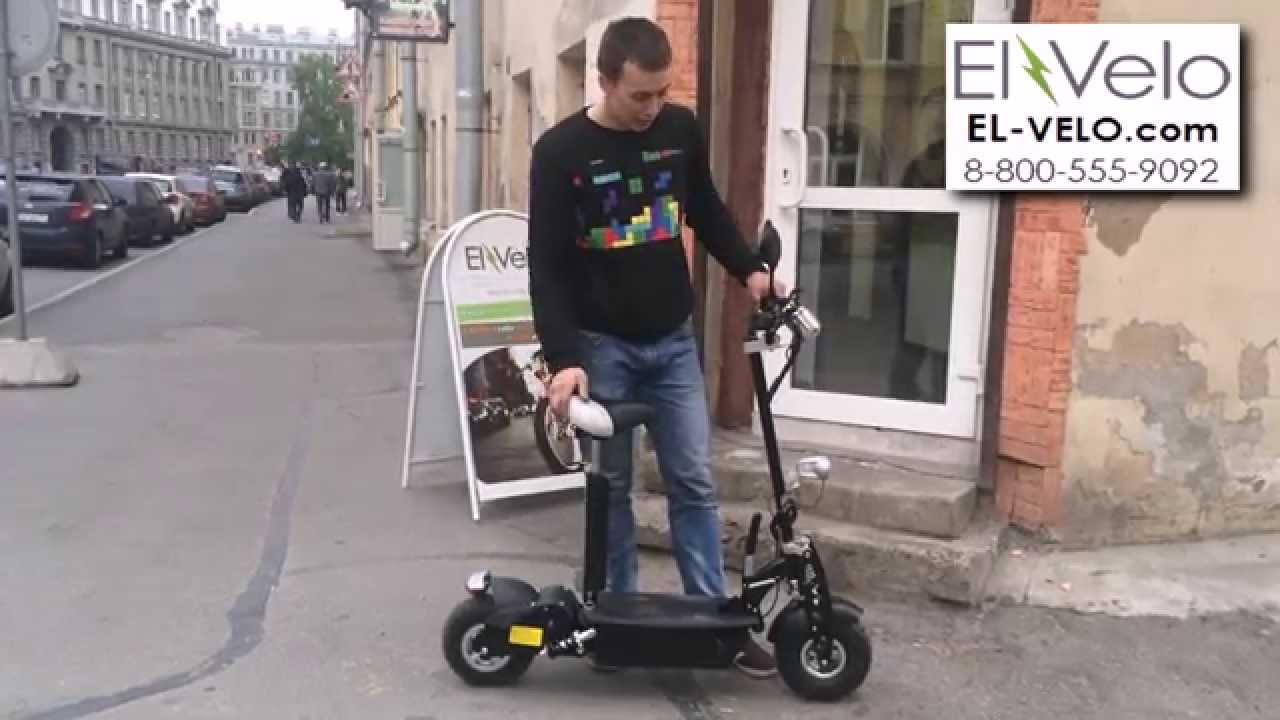 Электросамокат EL-VELO Kilowatt (обзор и тест-драйв) El-Velo.com