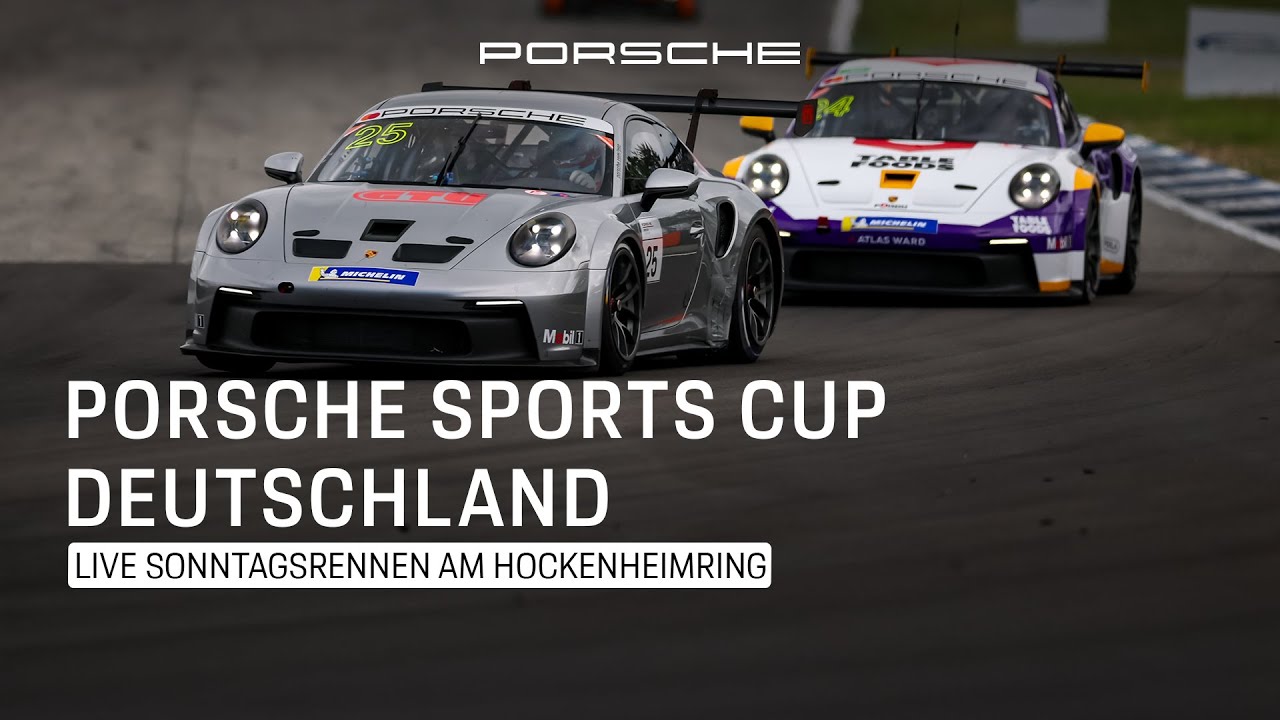 LIVE Porsche Sports Cup Deutschland 2025 | Runde 6: Hockenheimring | Sonntag