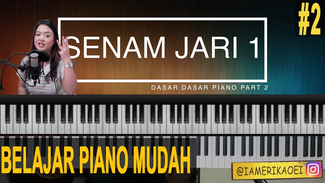 SENAM JARI WAJIB UNTUK PEMULA | BELAJAR PIANO INDONESIA